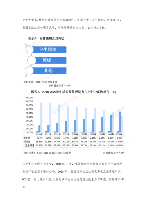 中国固废处理行业市场现状及发展趋势分析-细分行业无害化处理趋势明显.docx