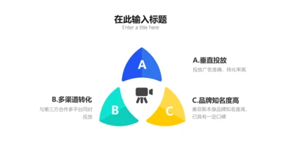 简约风彩色标签列表PPT内容页