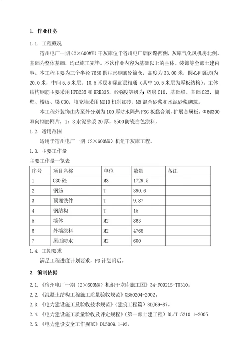 干灰库上部结构及装饰施工培训资料