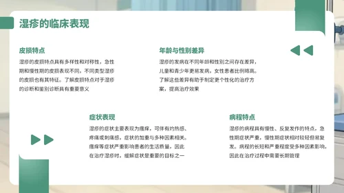 绿黄色卡通风湿疹病例知识讲解PPT