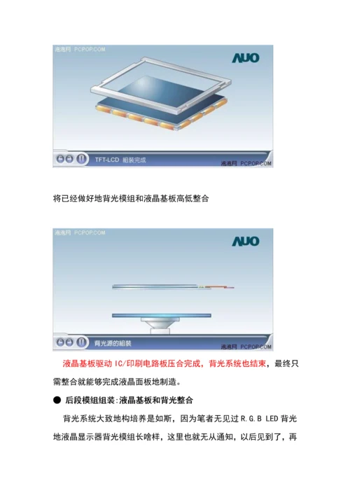 液晶面板制造工艺流程概述模板.docx