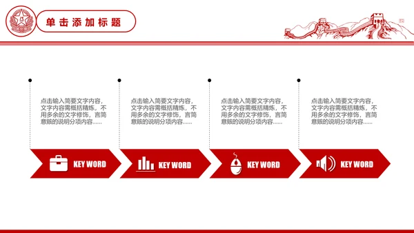 八一军队部队工作汇报动态PPT