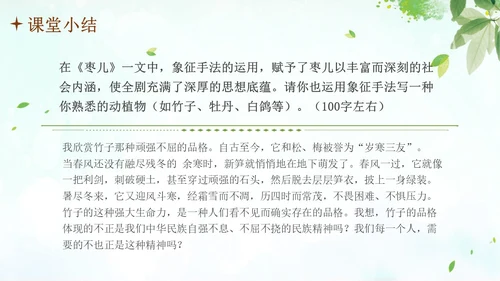枣儿人教部编版九年级语文PPT课件语文九年级下册