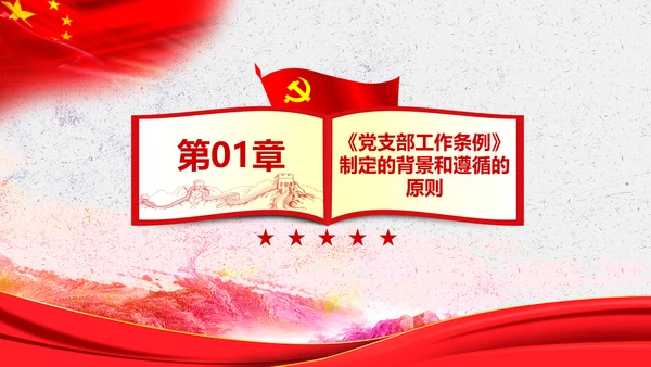中国共产党支部工作条例学习解读党课PPT
