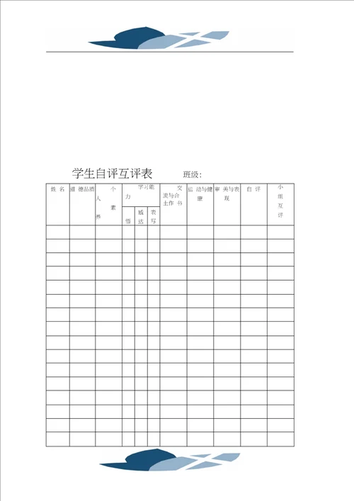 开展小学生综合素质评价工作的实施意见