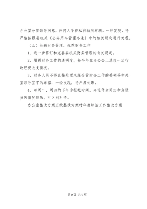 超标办公室整改方案.docx