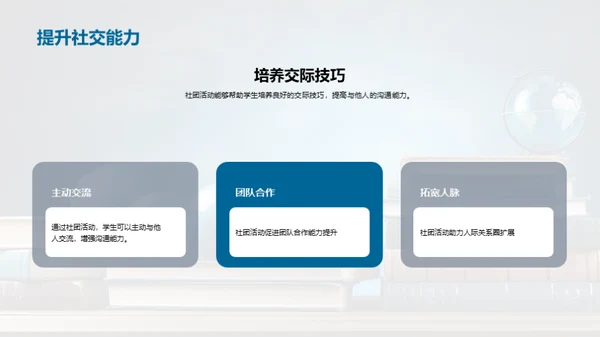 塑造未来：社团活动探索