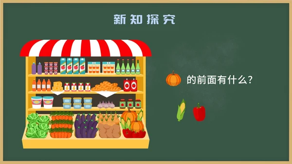 人教版一年级上册第二课位置PPT模板