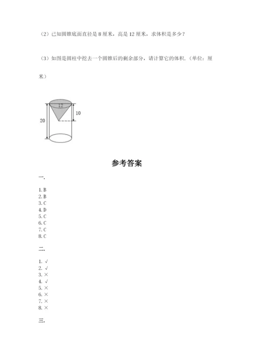 苏教版数学小升初模拟试卷【名师系列】.docx