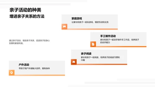亲子教育实践PPT模板