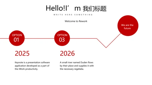 红色简约医疗医学动态PPT
