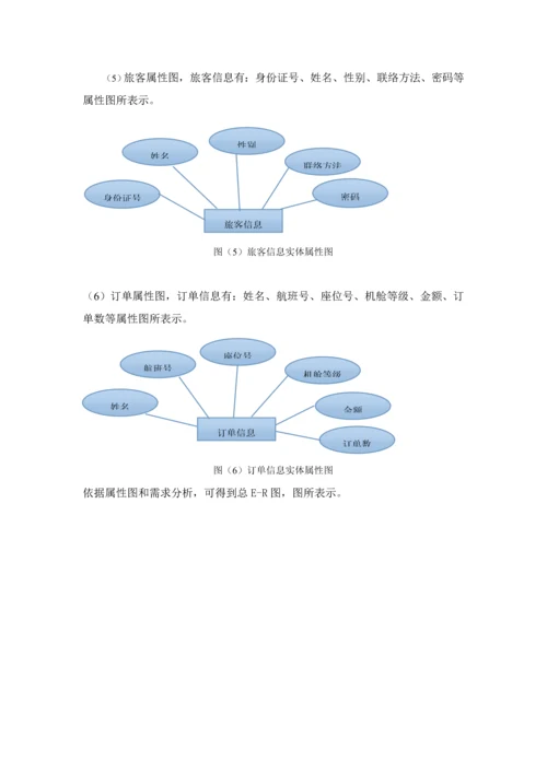 数据库优秀课程设计机票预订系统.docx