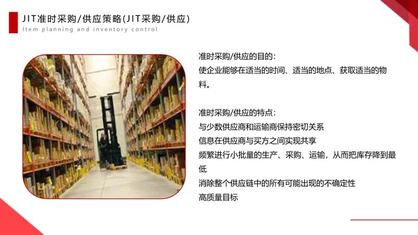 物料计划与库存控制PPT模板