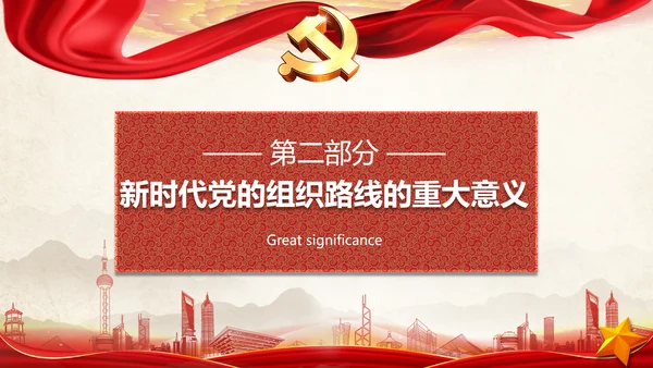 贯彻落实新时代党组织路线PPT党课课件