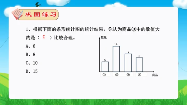专题06：条形统计图、数学广角：优化（复习课件）（共26张PPT）-2023-2024四年级数学上册