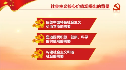 新时代培育社会主义核心价值观PPT模板