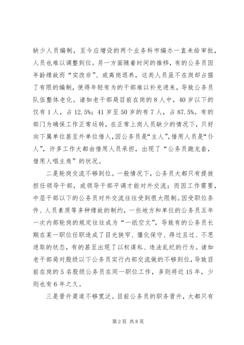 公职人员队伍管理经验材料.docx