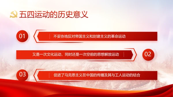 红色大气基层党建廉政述职报告PPT