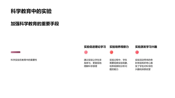 科学实验教学报告PPT模板