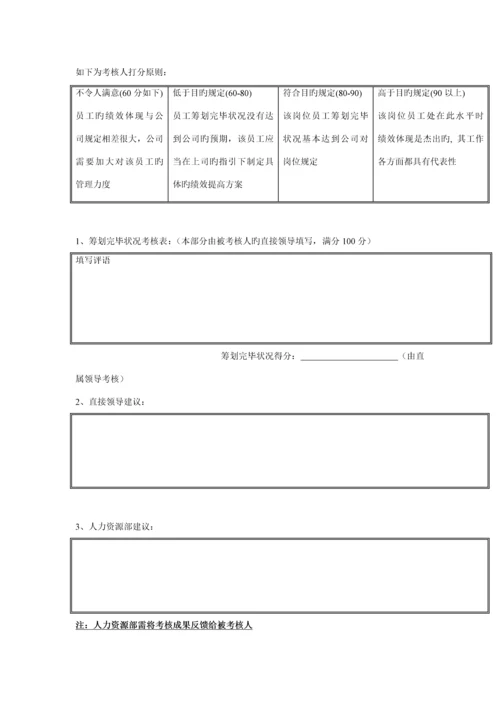 公司绩效考评表.docx