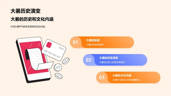 大暑节气文化报告PPT模板