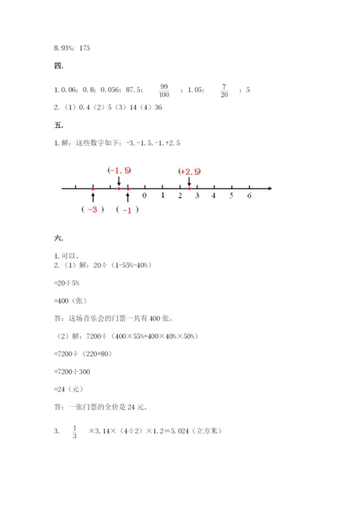 四川省【小升初】2023年小升初数学试卷附答案（黄金题型）.docx