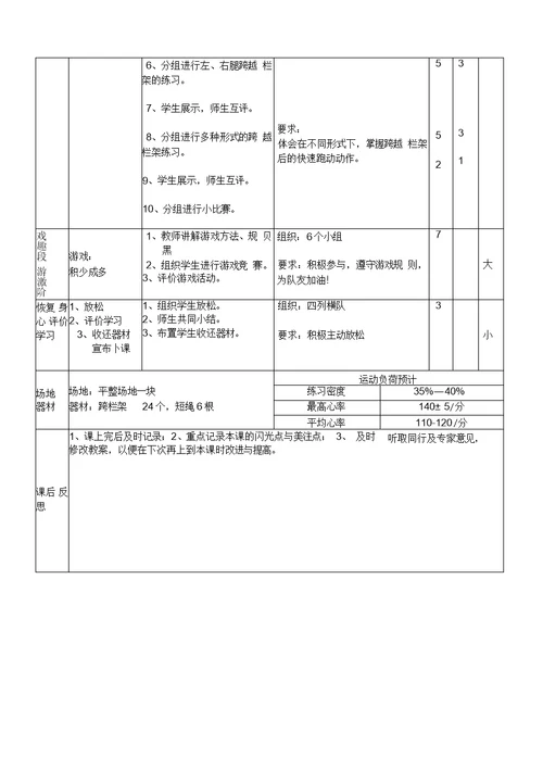 跨栏教学文档