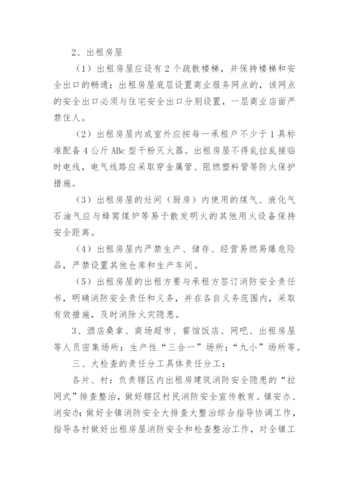 消防安全隐患排查整治方案(通用).docx