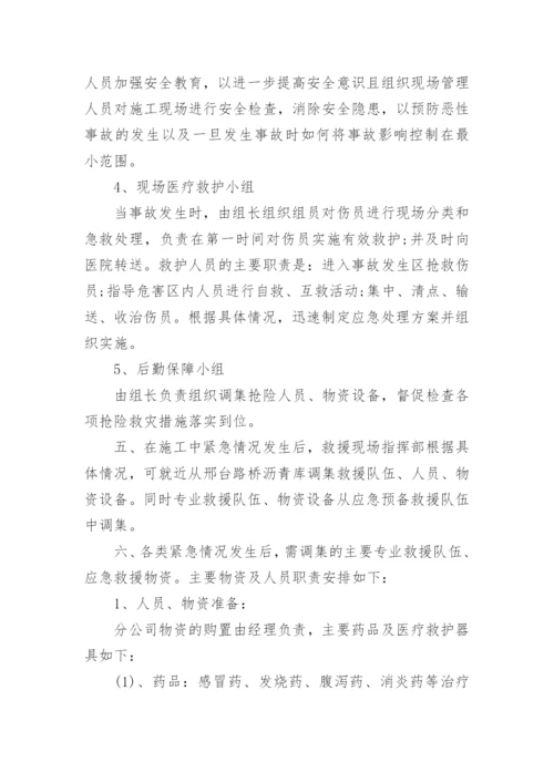 建筑工地高温防暑应急预案.docx