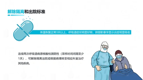 新型冠状病毒防控知识医学通用PPT模板