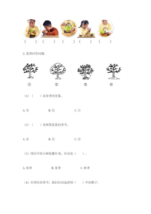 教科版科学二年级上册期末考试试卷a4版.docx