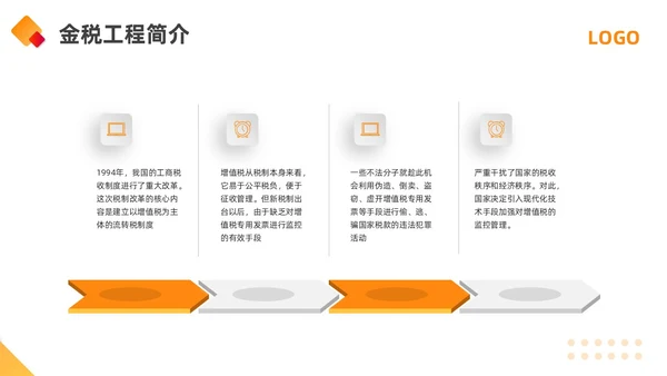 橙黄简约金税四期培训PPT模板宣传PPT动态PPT金融培训