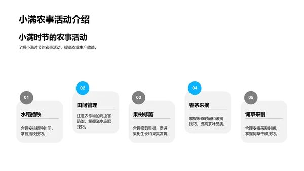 小满气象农业指导PPT模板