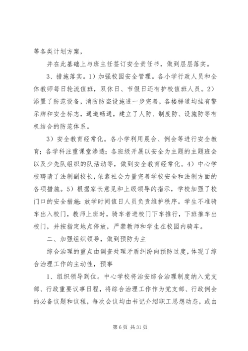 学校园周边环境综合治理与平安校园创建工作的调研报告.docx