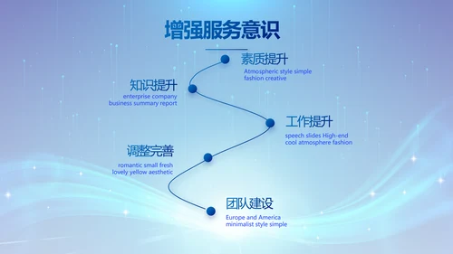 蓝色签约仪式启动大会战略合作策划PPT模板