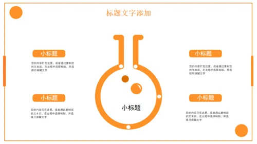 橙色商务计划书通用PPT模板
