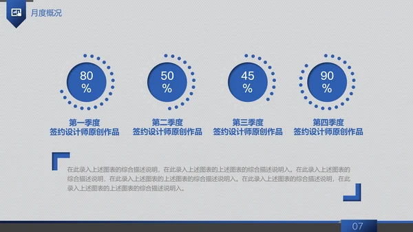 信息科技商务工作汇报通用PPT模板