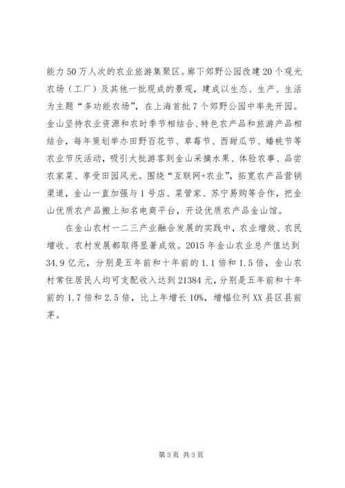 促进农村三产融合发展 (3).docx