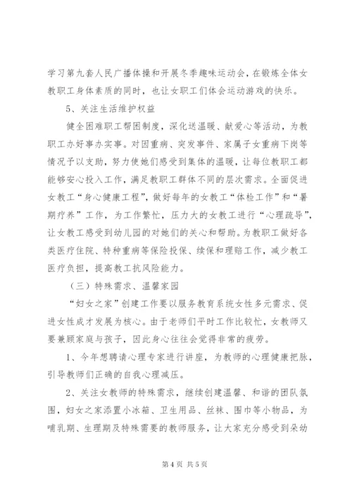 学校妇女之家工作计划范文.docx