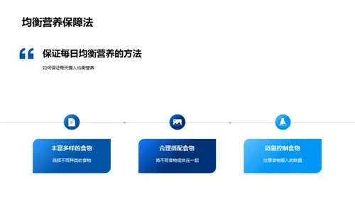 儿童健康养成指导