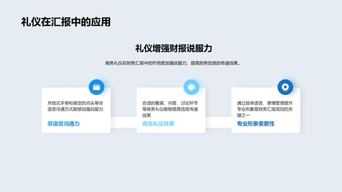 财务报告中的商务礼仪