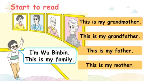 Unit 2 My family Part B&C Start to read&story time