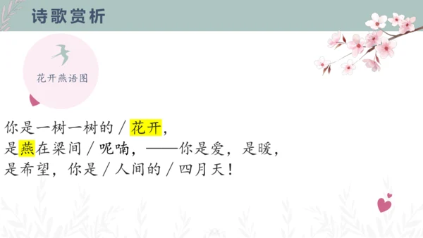 5 你是人间的四月天 课件