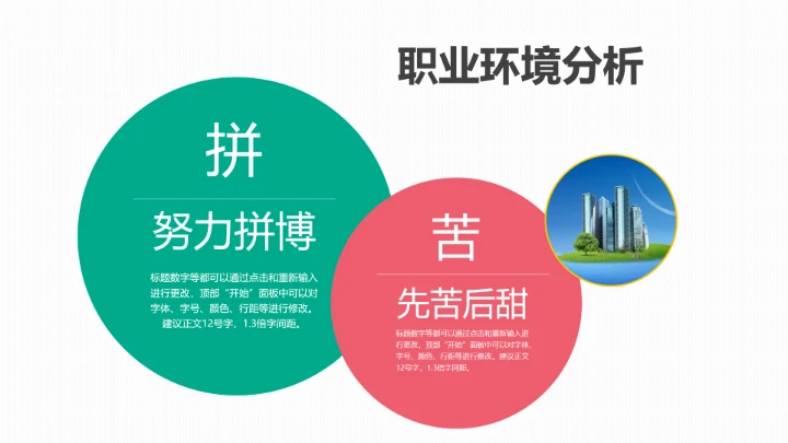 实用大学生职业规划PPT模板