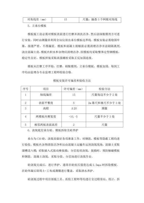 承台首件综合项目工程验收自我评价报告.docx