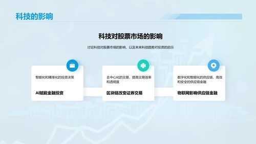 蓝色渐变商务股票投资金融专业毕业答辩PPT模板