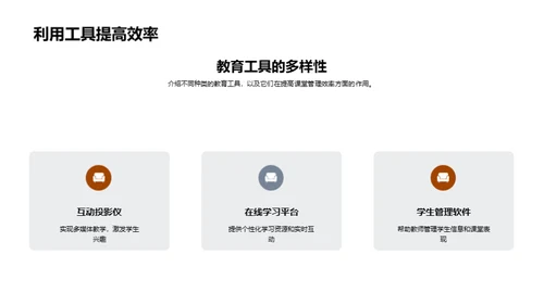 课堂管理效能提升