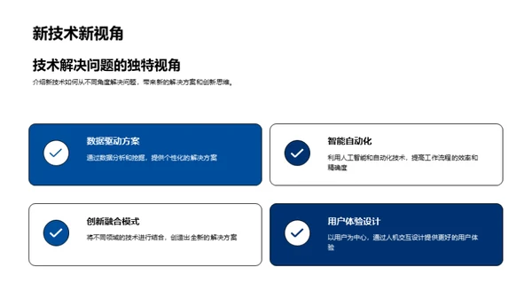 技术引领，创新驱动