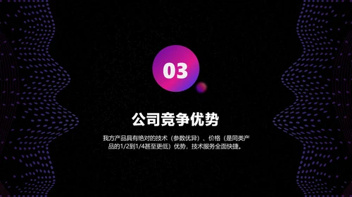 色紫炫酷科技风行业商业计划书