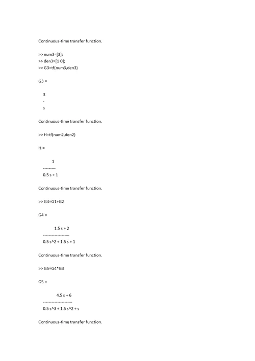 自控实验报告一